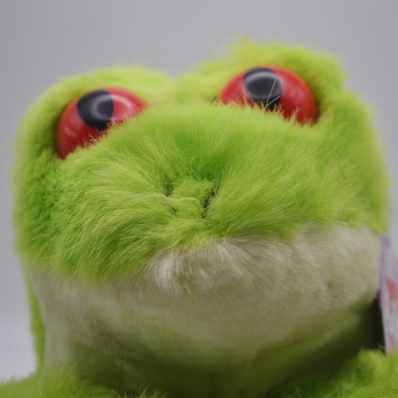 Freddy the Tree Frog Puffkins by Swibco Style 6690 Bean Bag Plush - Picture 5 of 8